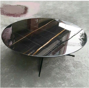 Nero St.Laurent Marble Black Sahara Coffee Table Tops