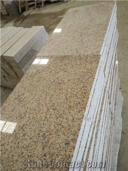 New Yellow Rust G682 Granite & Slabs Tiles