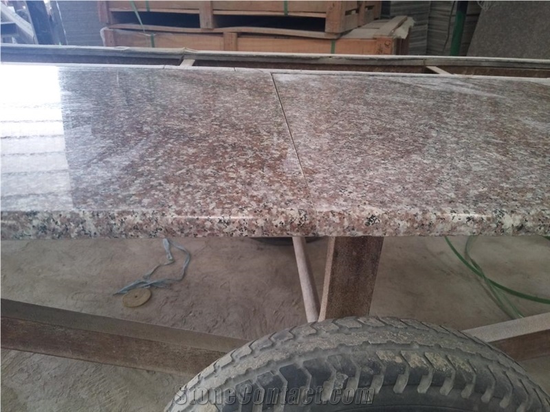 Old G664 Chinese Pink Granite Tiles Polished