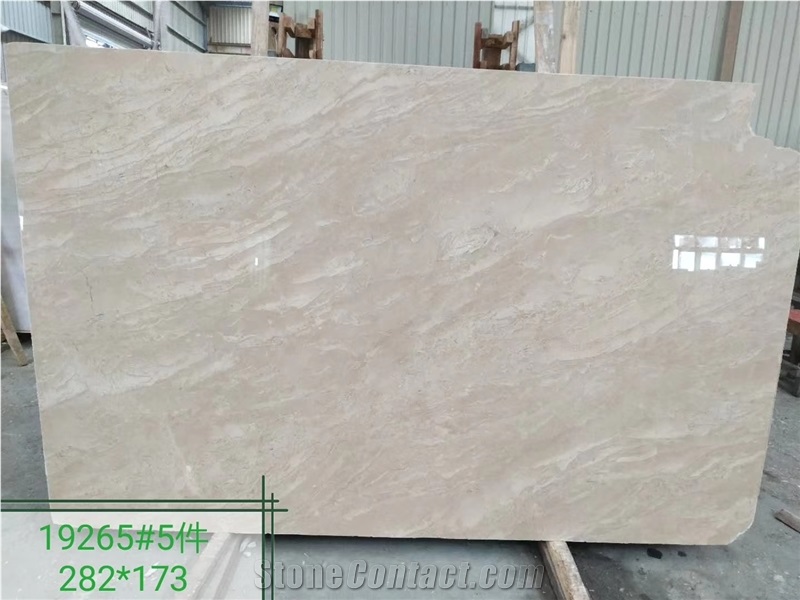 Omani Desert Rose Beige Marble Slabs