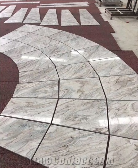 Palissandro White Marble Slab & Tiles for Floor