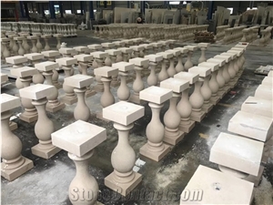 Beautiful Portugal Beige Limestone Baluster Balustrades