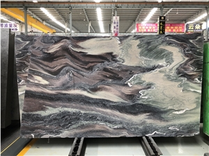 Purple Wave Kinawa Villet Marble Slabs -Polished