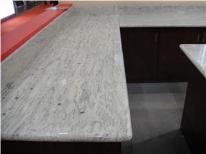River White Granite Kitchen Countertop Island Slab