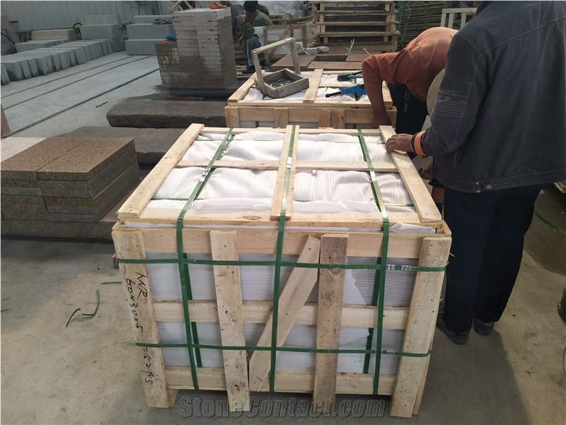 Shandong Rust G350 Granite Flamed Floor Covering