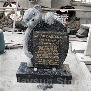 Shanxi Black Granite Monument Headstone Gravestone