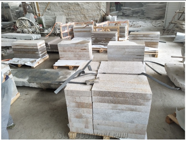 Shijing Rust G682 Granite Yellow Bushhammered