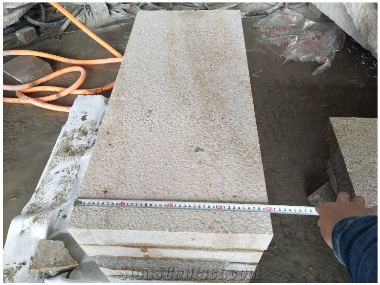 Shijing Rust G682 Granite Yellow Bushhammered