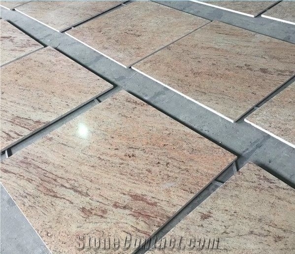 Shiva Gold Granite Tile Slab Yellow Polished Gran
