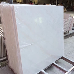 Sichuan Pure White Marble Tiles Han Baiyu Polished