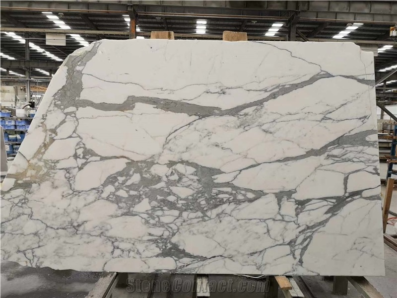 Statuarietto Venato White Marble Slabs