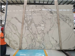 Statuarietto Venato White Marble Slabs