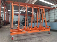 Stone Slab Rack Double Sided Transport a Frame