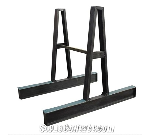 Style Of a Frame for Stone Slabs Display in Sho