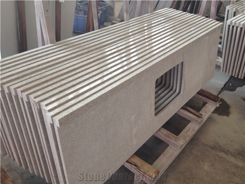 White Artificial Stone Bathroom Countertops
