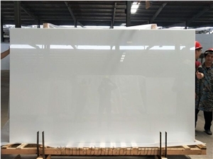 White Glass Nano Stone Slabs