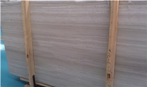 White Wooden Vein Marble Serpeggiante Floor Tile