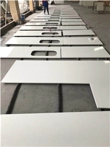 White Quartz,Artificial Calacatta White Quartz Countertop