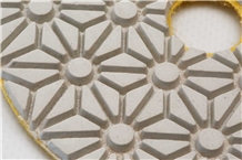 Jdk Super Quality Diamond 3 Step Polishing Pads For Granite