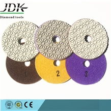 Jdk Super Quality Diamond 3 Step Polishing Pads For Granite