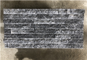 Black/Grey Marble Split Face Stone Veneer