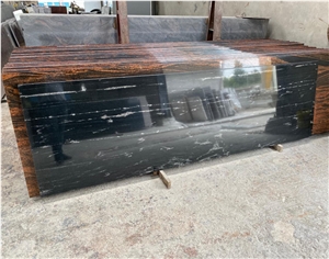 Indian Black Forest Granite Slabs
