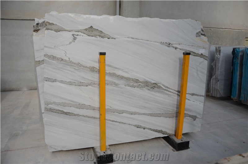 Amore Bianco Statuario Marble Slabs, Turkey White Marble