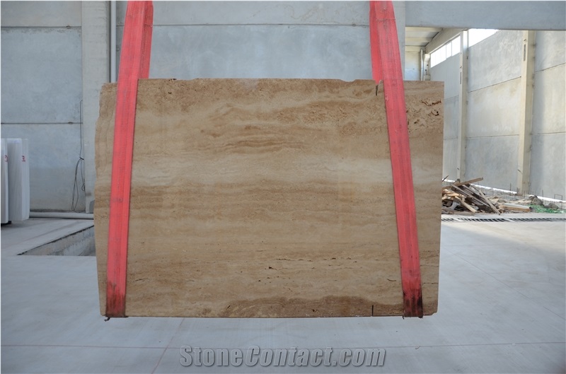Ivory Medium Travertine Slabs