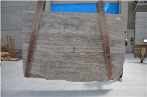 Veincut Silver Travertine Slab