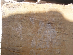 Multicolor Travertine Block