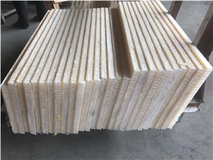Backlit Honey Onyx Panels for Wall