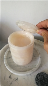 China Supplier High Quality Marble Candle Jars