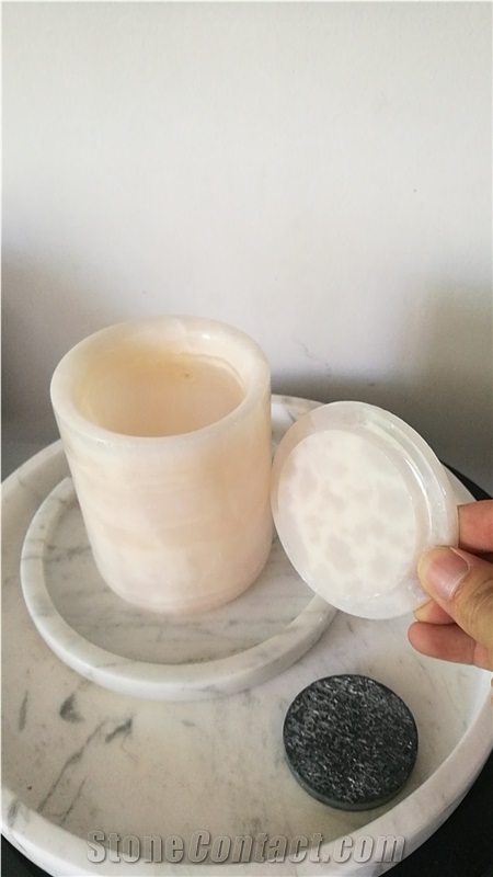 Fujian Wholesale Factory Price Marble Candle Jars