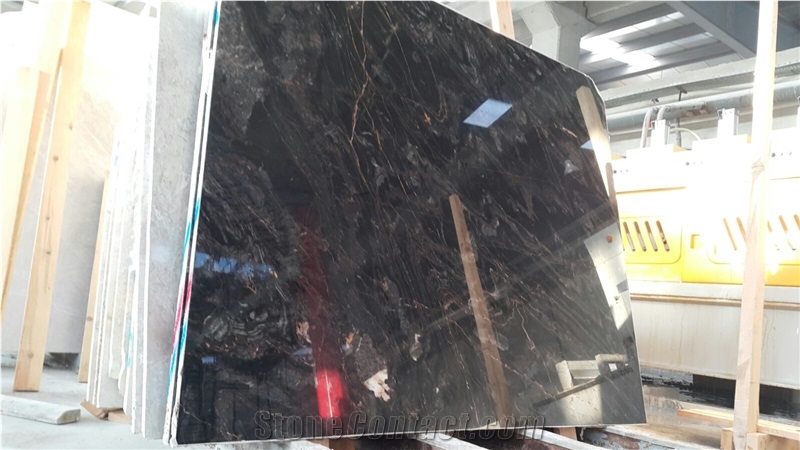Dark River Marble 2cm Polished Slabs & Tiles