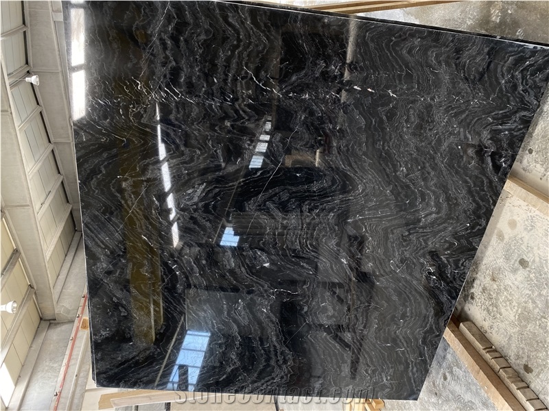 Dark River Marble 2cm Polished Slabs & Tiles