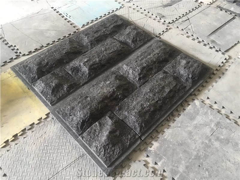 Black Star Granite Kerbstone Flamed Finished