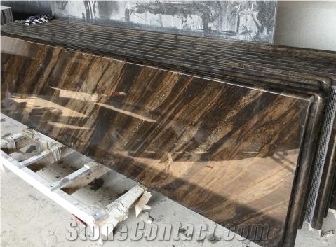 Brown Granite Polished Slabs & Tiles