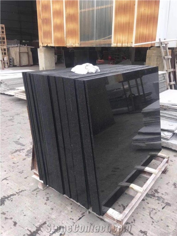 China Platinum Black Granite Steps Various Finished
