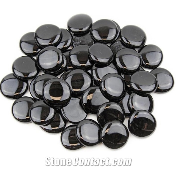 Deocrations Glass Stone Flat Pebbles
