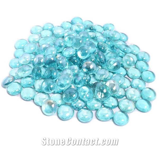 Deocrations Glass Stone Flat Pebbles