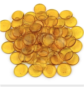 Deocrations Glass Stone Flat Pebbles