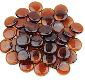 Deocrations Glass Stone Flat Pebbles