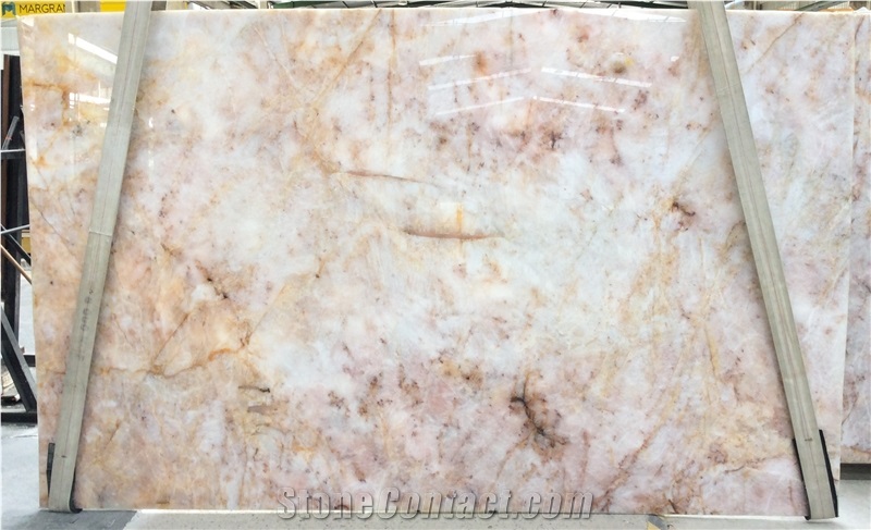Quarzo Juliet Quartzite Slabs, Brazil White Quartzite