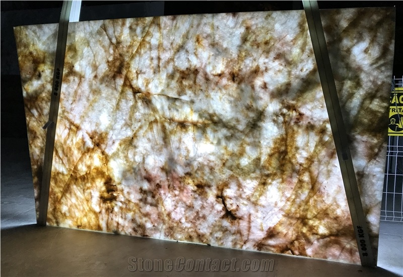 Quarzo Juliet Quartzite Slabs, Brazil White Quartzite