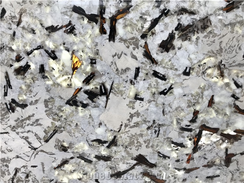 Swiss Alps Granite Slabs, Brazil White Granite
