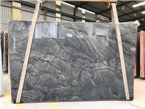Vibranium Quartzite Slabs, Brazil Grey Quartzite Vibranium Quartzite Slabs, Brazil Grey Quartzite