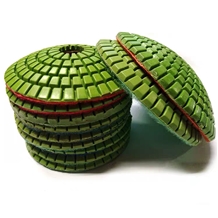 Convex Diamond Flexible Wet Polishing Pads for Curved Stone Polishing