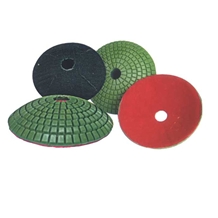 Convex Diamond Flexible Wet Polishing Pads for Curved Stone Polishing