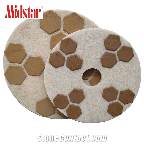 Fiber Polishing Pads Diamond Concrete Sponge Pad
