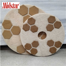 Fiber Polishing Pads Diamond Concrete Sponge Pad